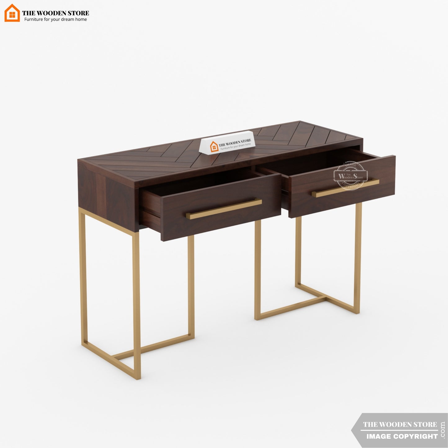 Kyron Console Table (Walnut Finish)