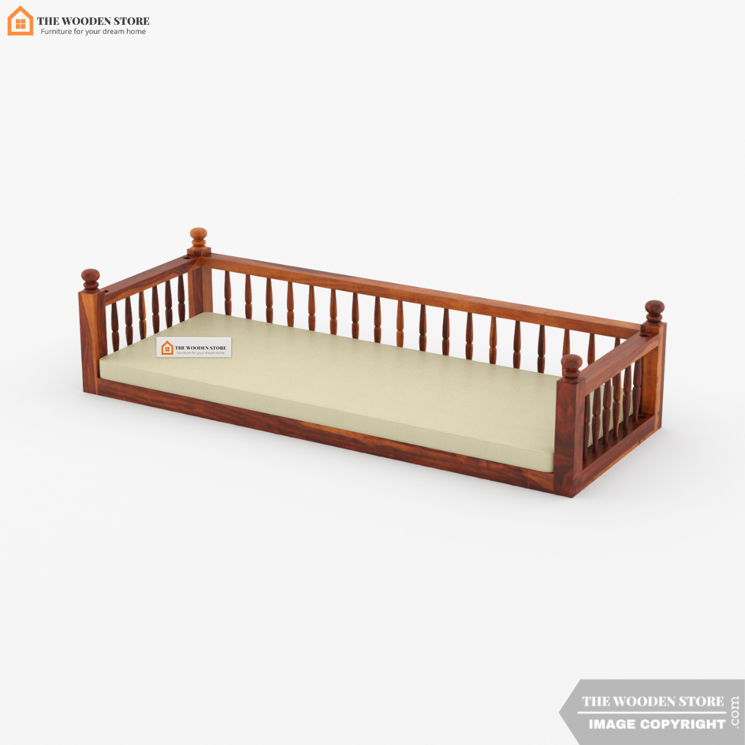 Arjun Wooden Swing Chair (Honey Finish)