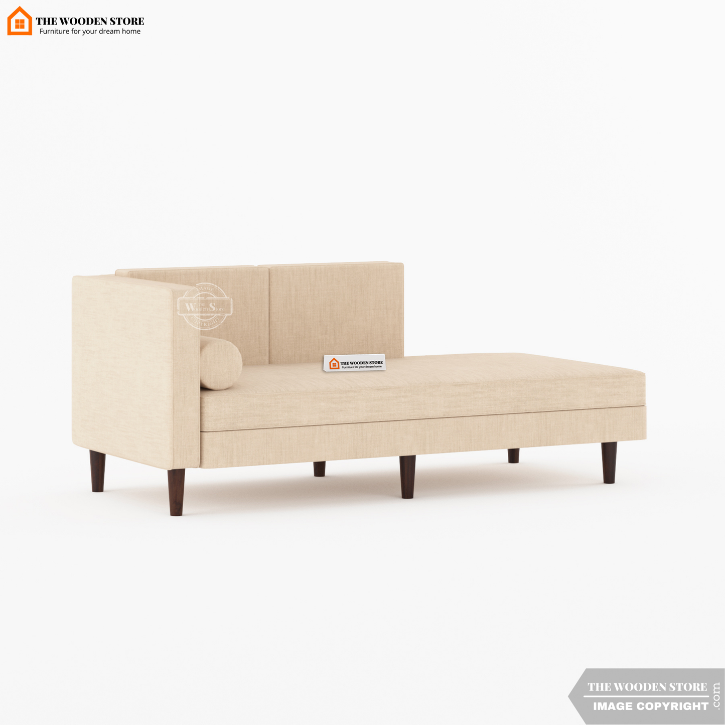 Samson Chaise Lounge (Soft Vanilla)