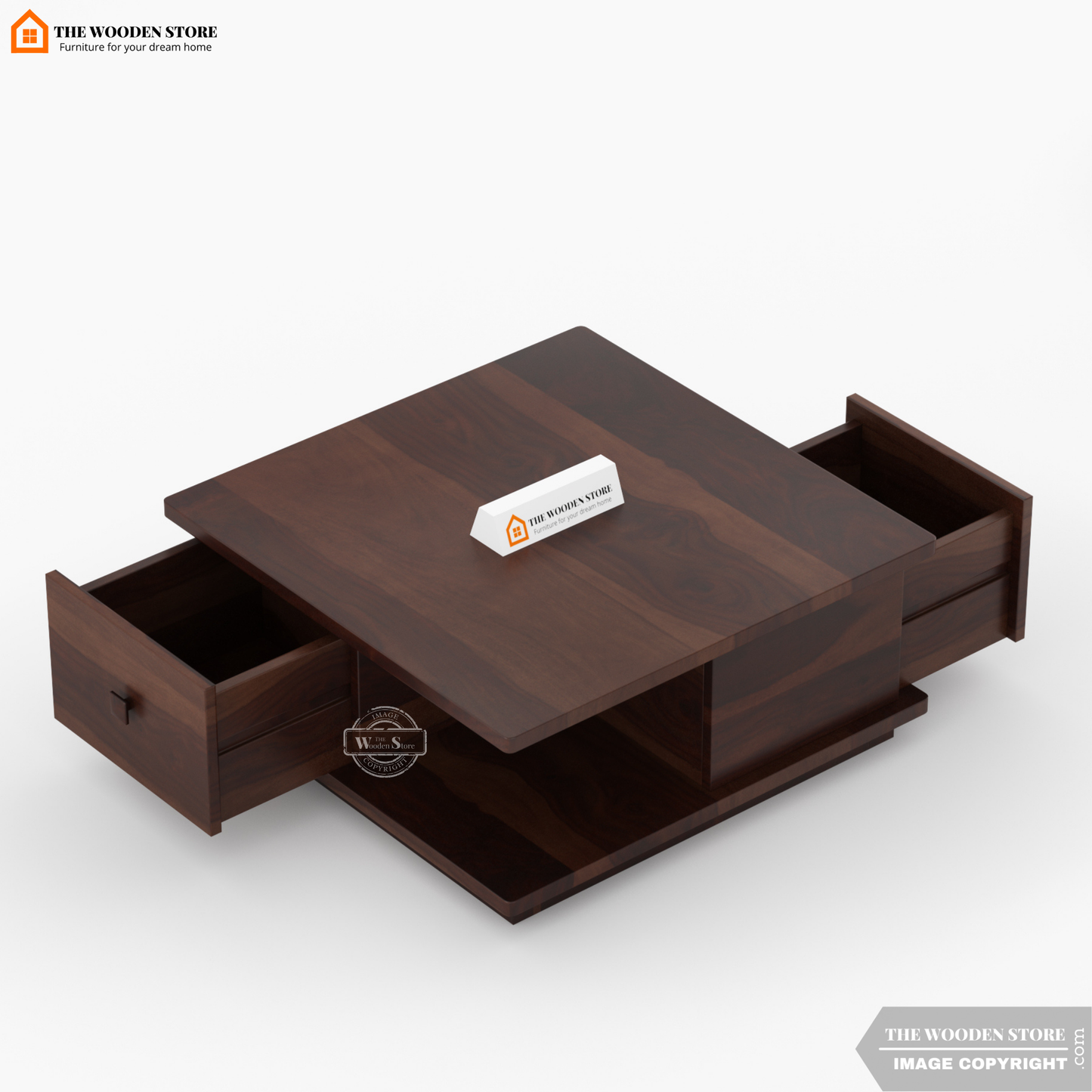 Apollo Coffee Table (Walnut Finish)