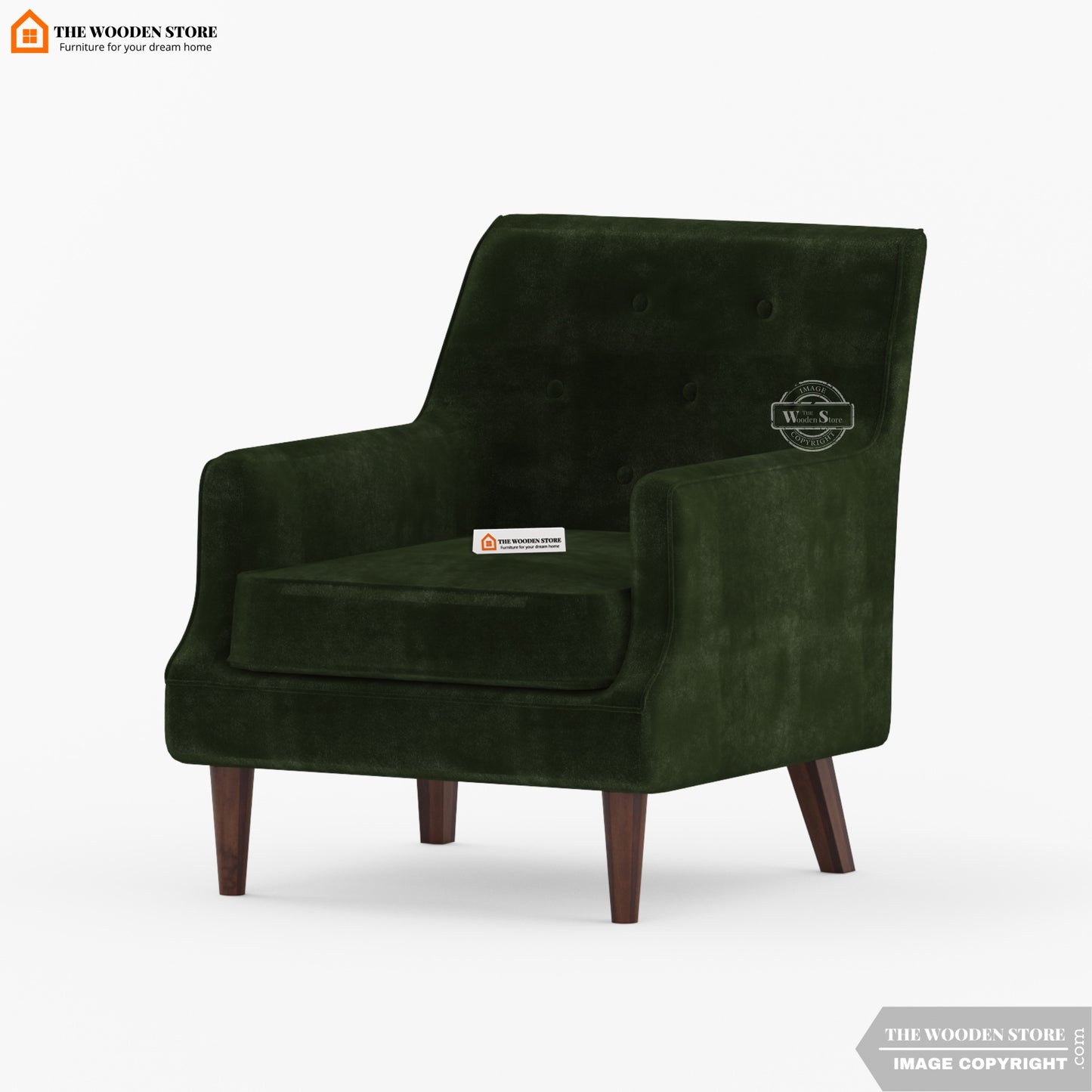 Gaven Lounge Chair (Oilve Green)