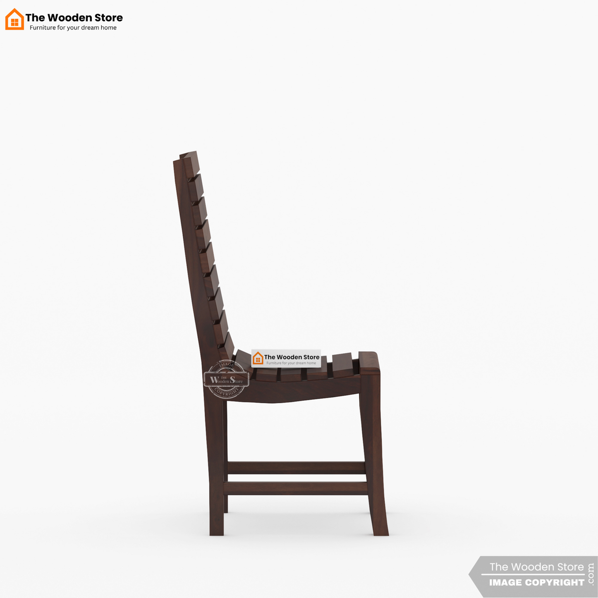 Glen 4 Seater Sheesham Wood Dining Set (Walnut Finish)
