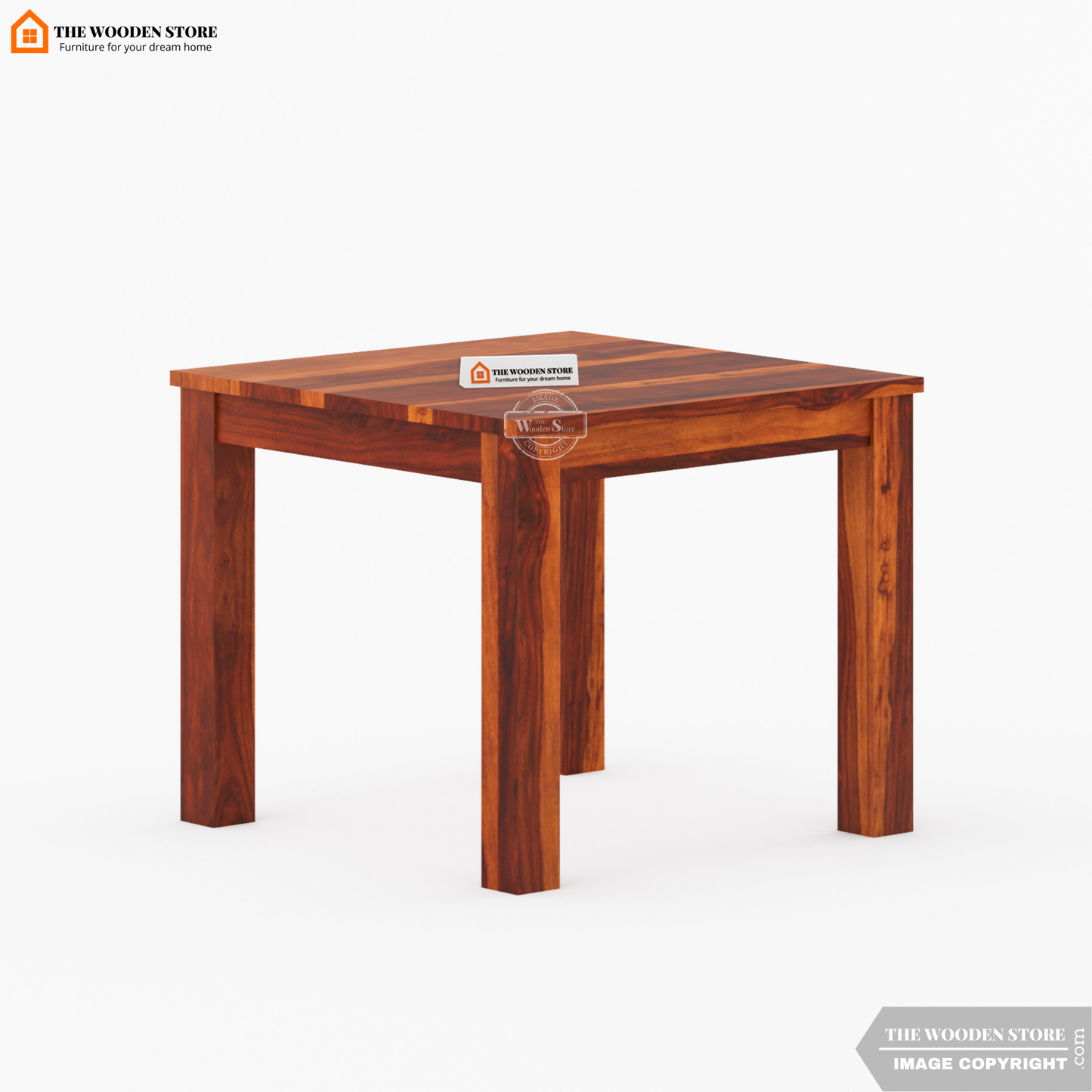 Bob 4 Seater Dining Set (Honey Finish)