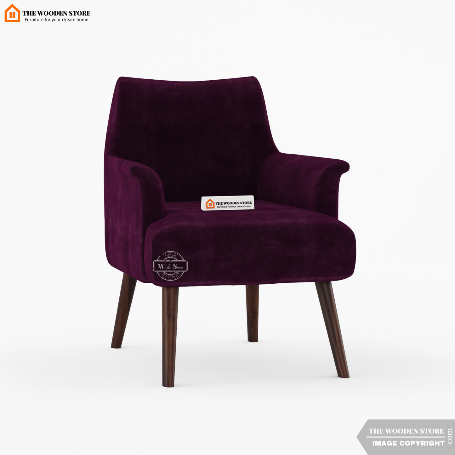 Aurora Lounge Chair (Wine Berry)