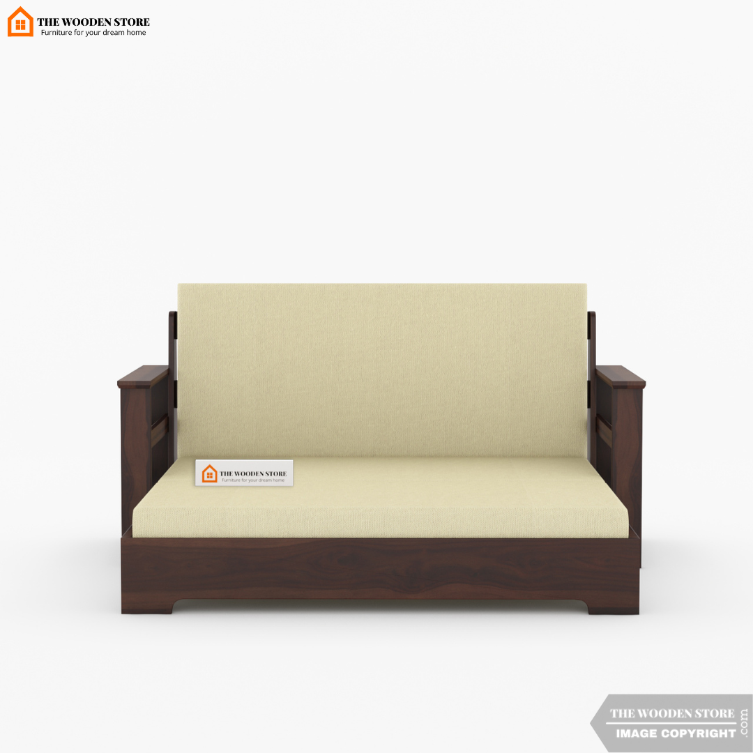 Dell Sofa Cum Bed (King Size, Walnut Finish)