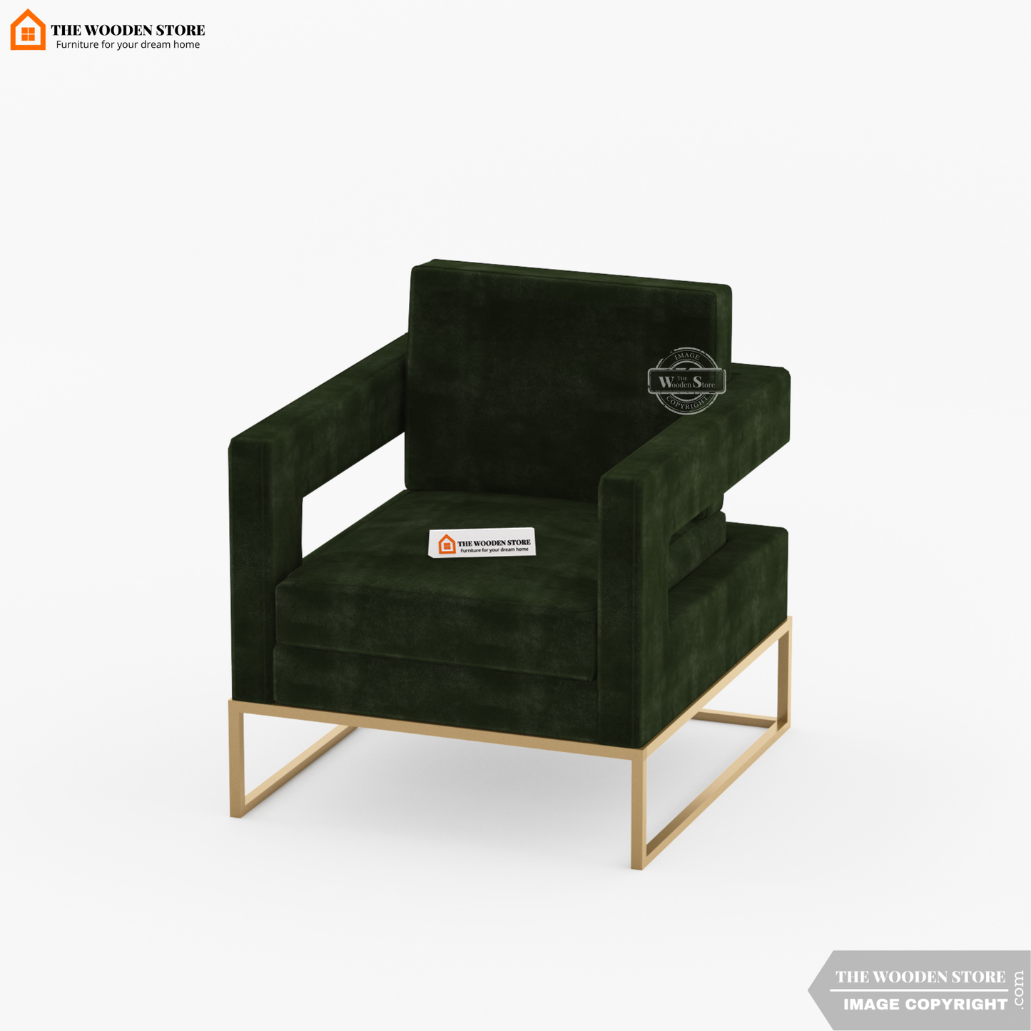 Verve Arm Chair (Olive Green)