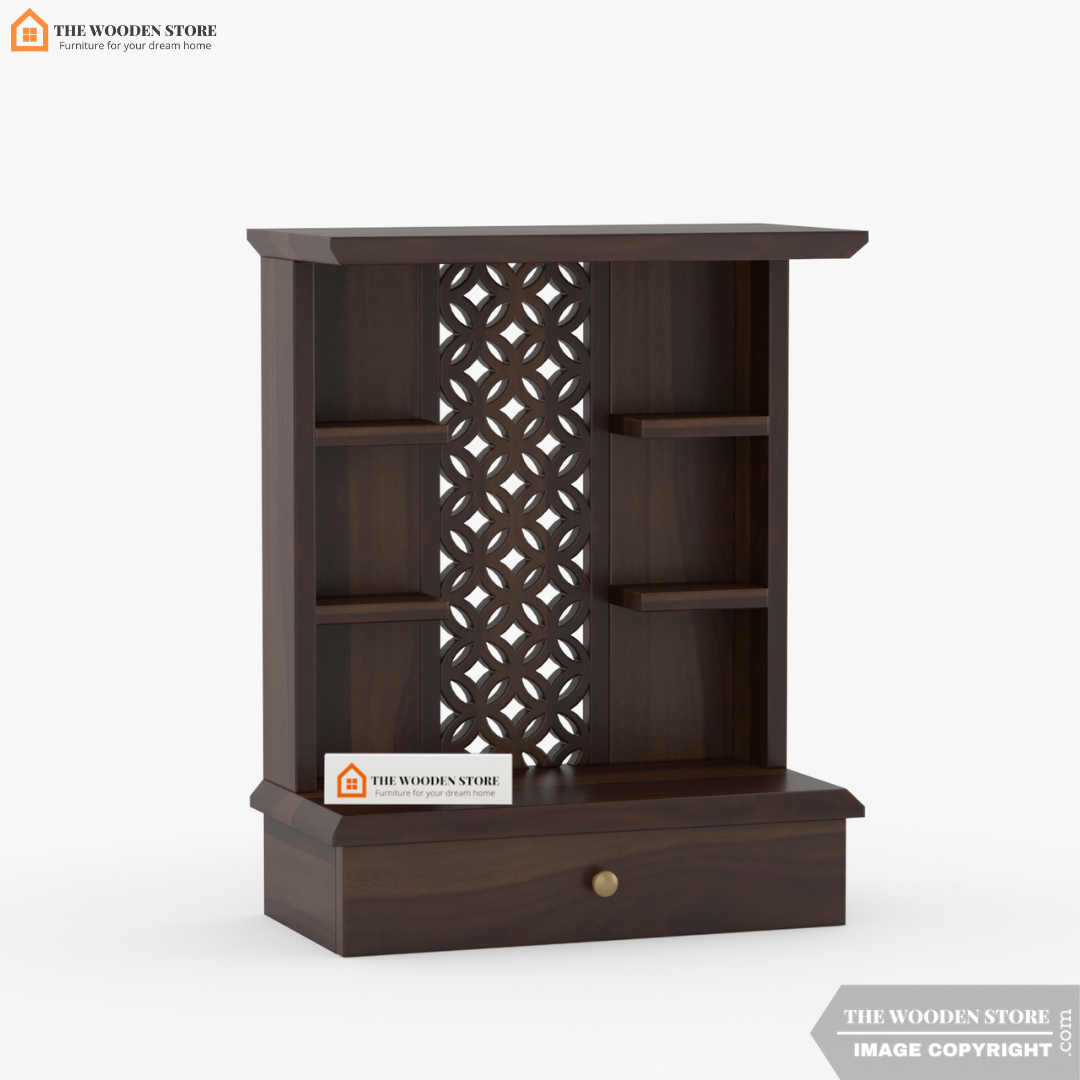 Rudra Home Temple (Walnut Finish)