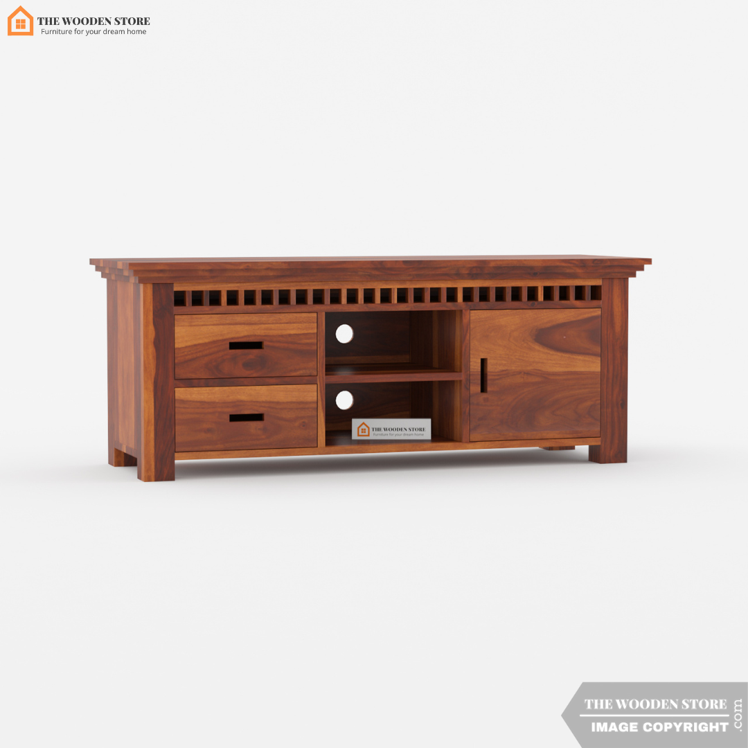 Donald Tv Unit (Honey Finish)