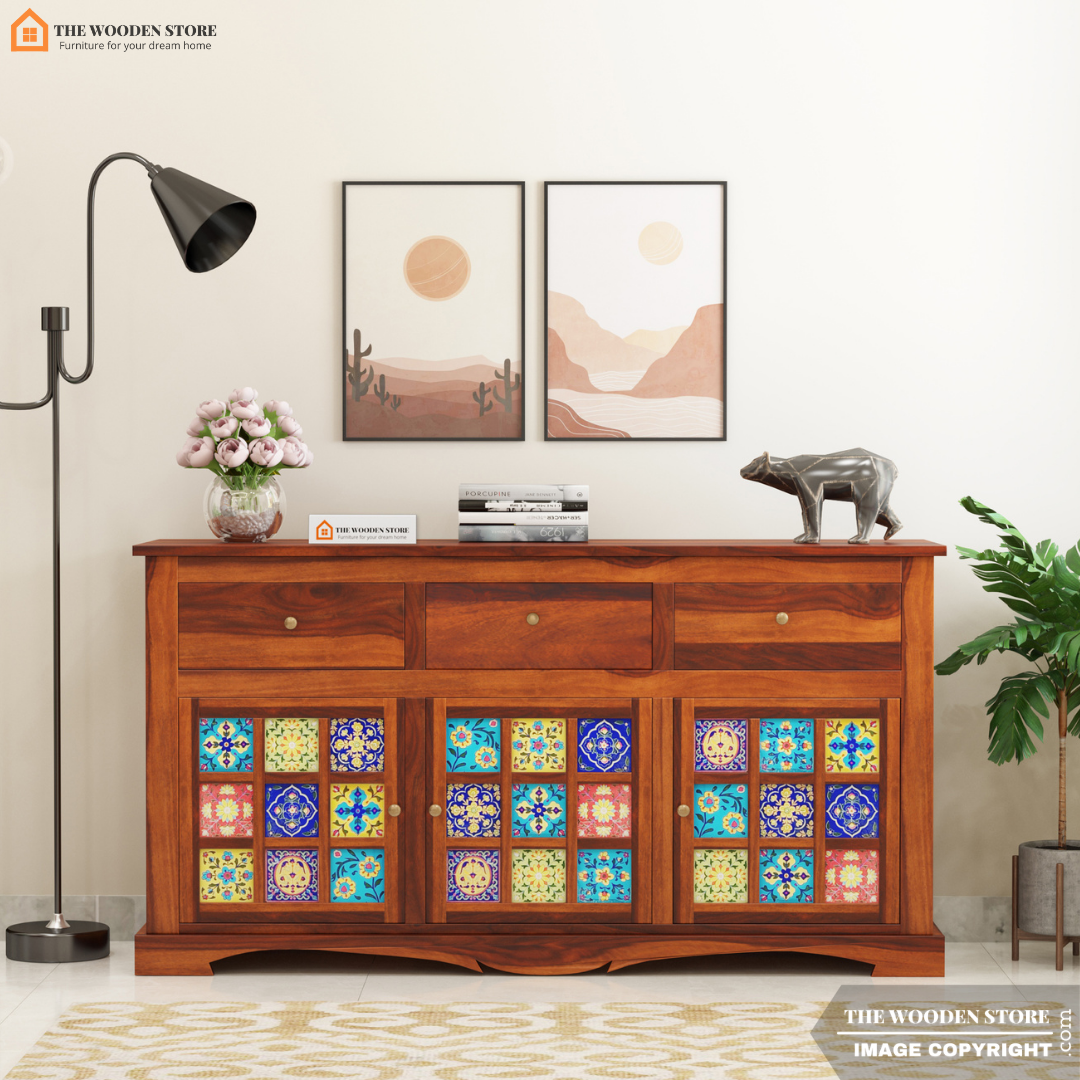 Bunny Large Sideboard (Honey Finish)