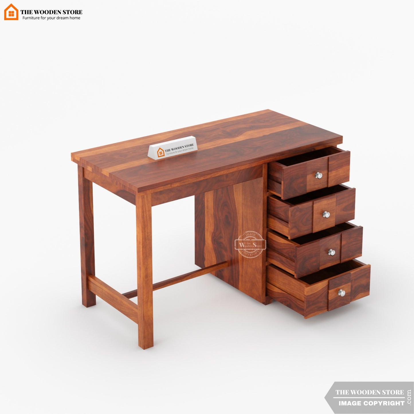 Ferris Study Table (Honey Finish)