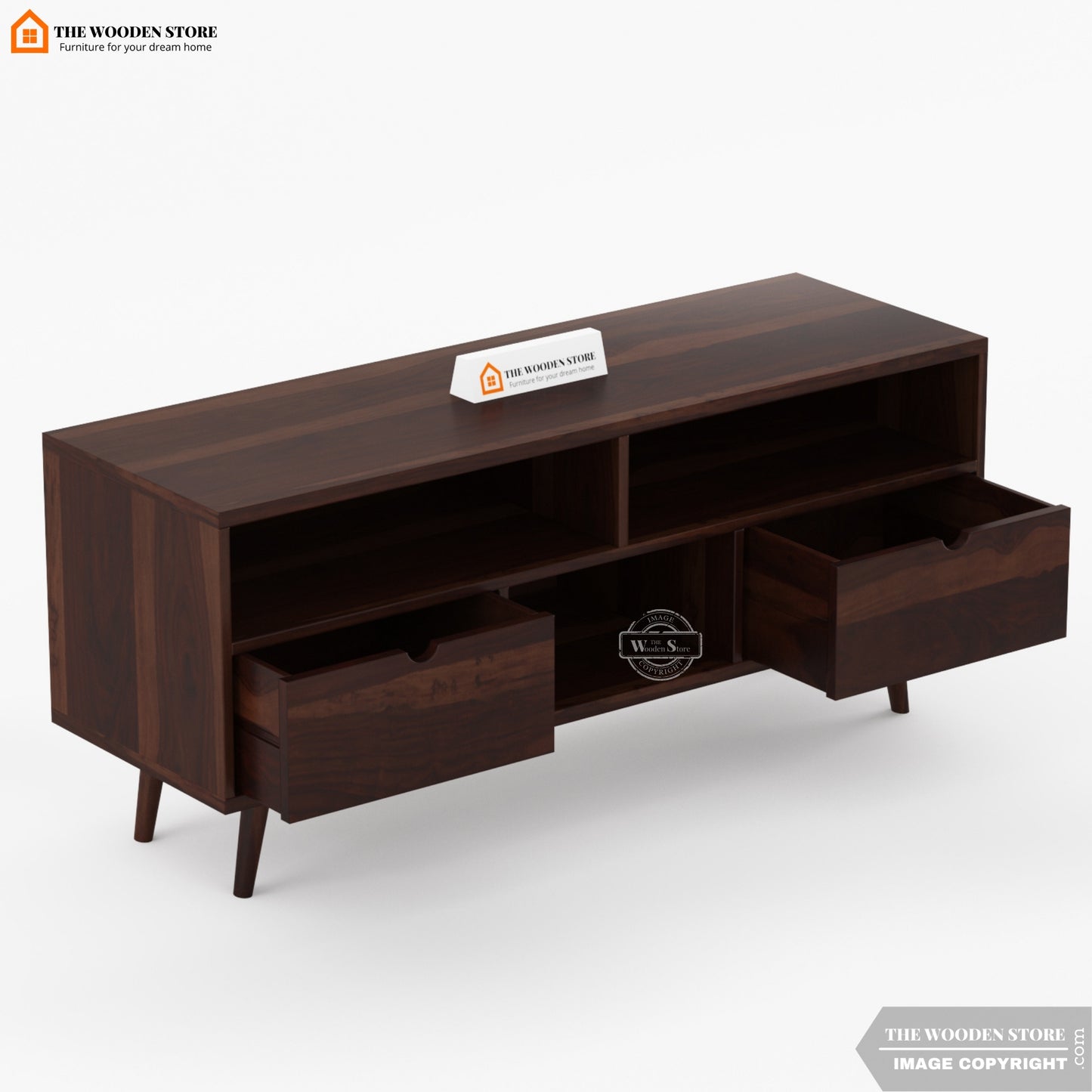 Oslo Small Tv Unit (Walnut Finish)