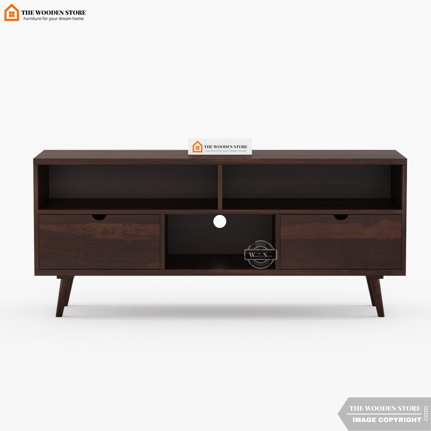 Oslo Small Tv Unit (Walnut Finish)