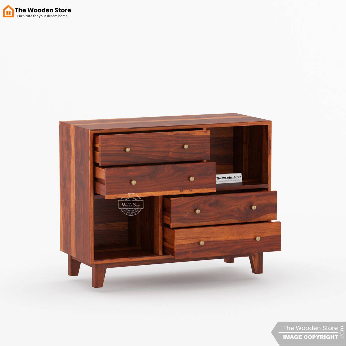 Eller Chest Of Drawers (Honey Finish)