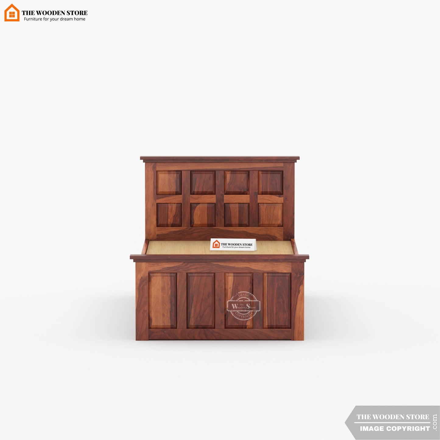 Paloma Single Bed With Storage (Honey Finish)