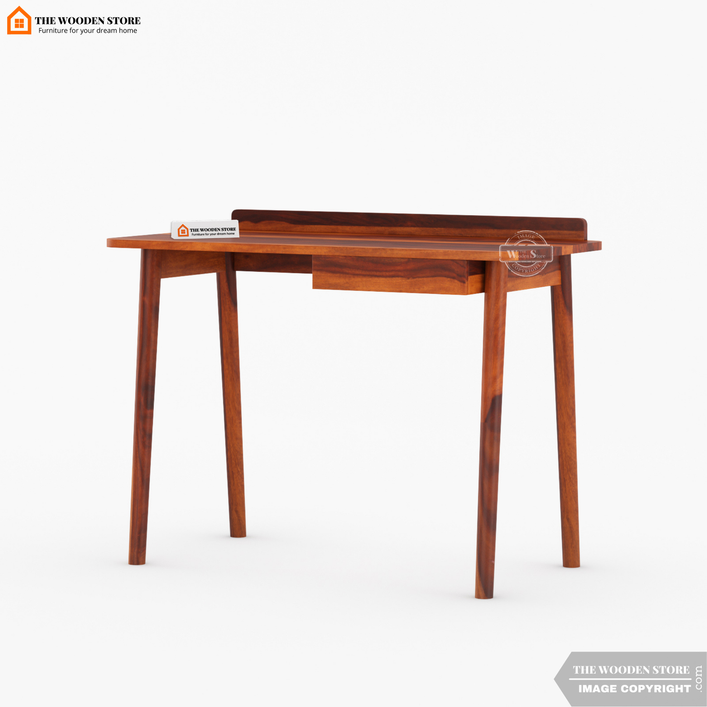 Colby Study Table (Honey Finish)