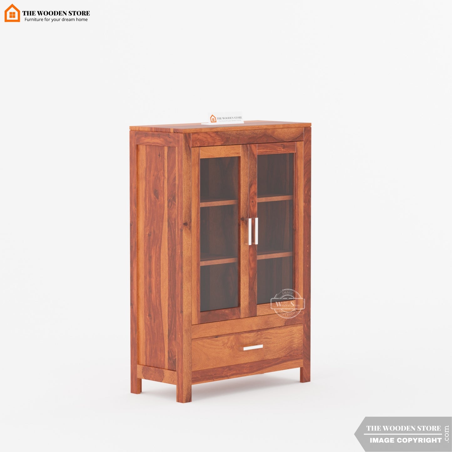 Hachiko Book Case (Honey Finish)