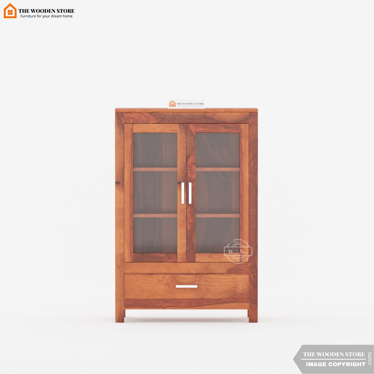 Hachiko Book Case (Honey Finish)