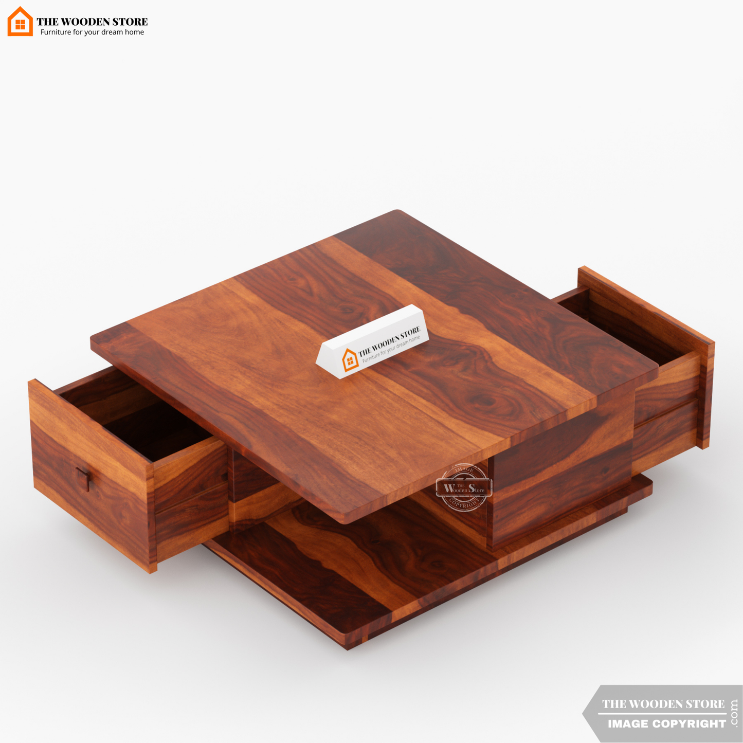 Apollo Coffee Table (Honey Finish)