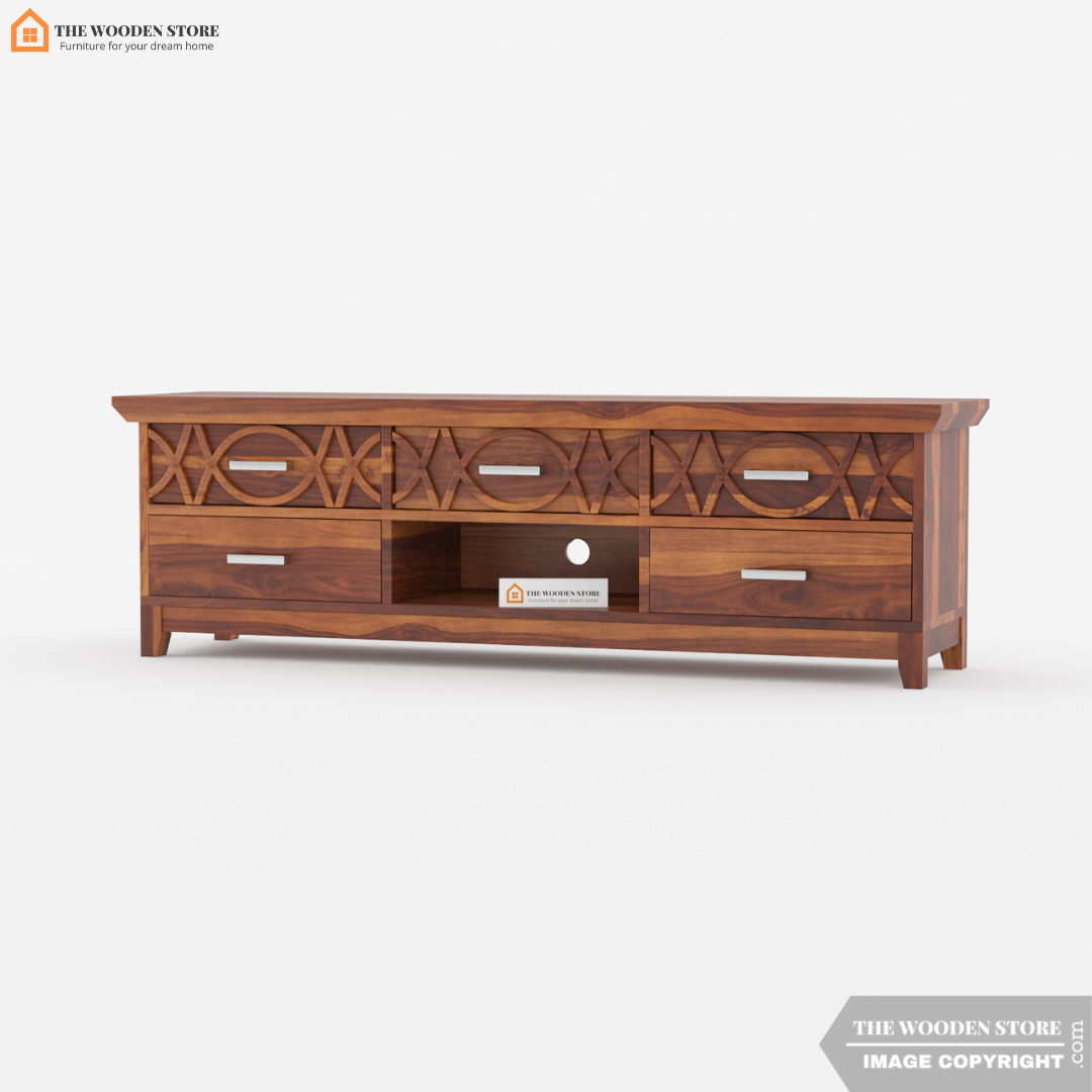 Alice Tv Unit (Honey Finish)