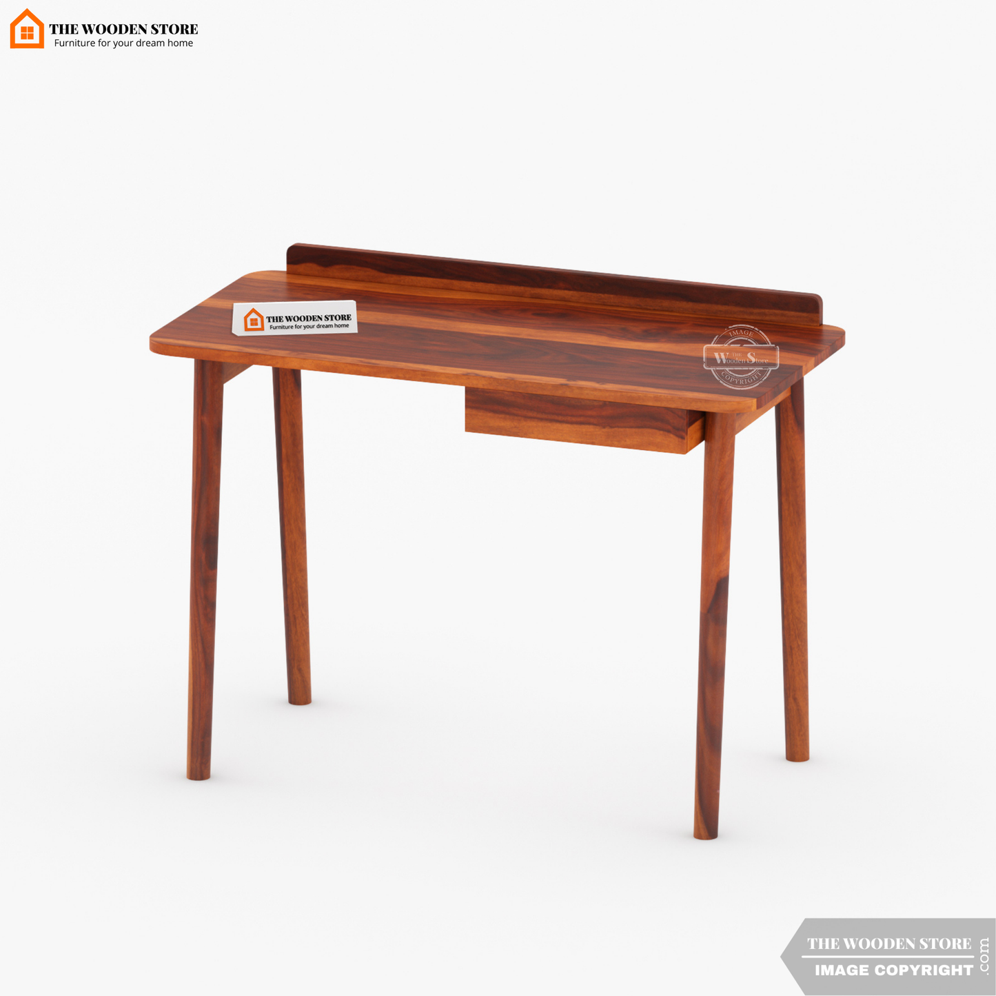 Colby Study Table (Honey Finish)