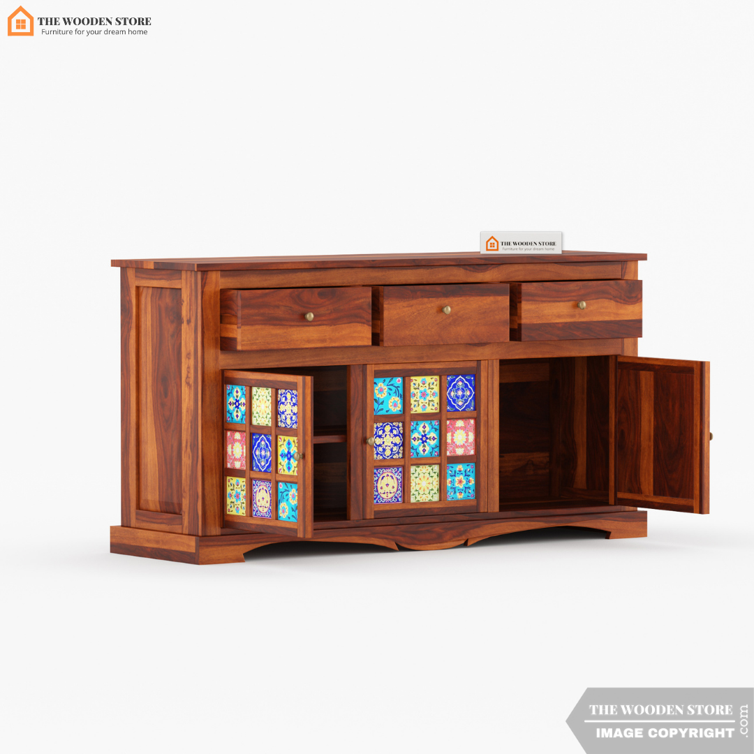 Bunny Large Sideboard (Honey Finish)