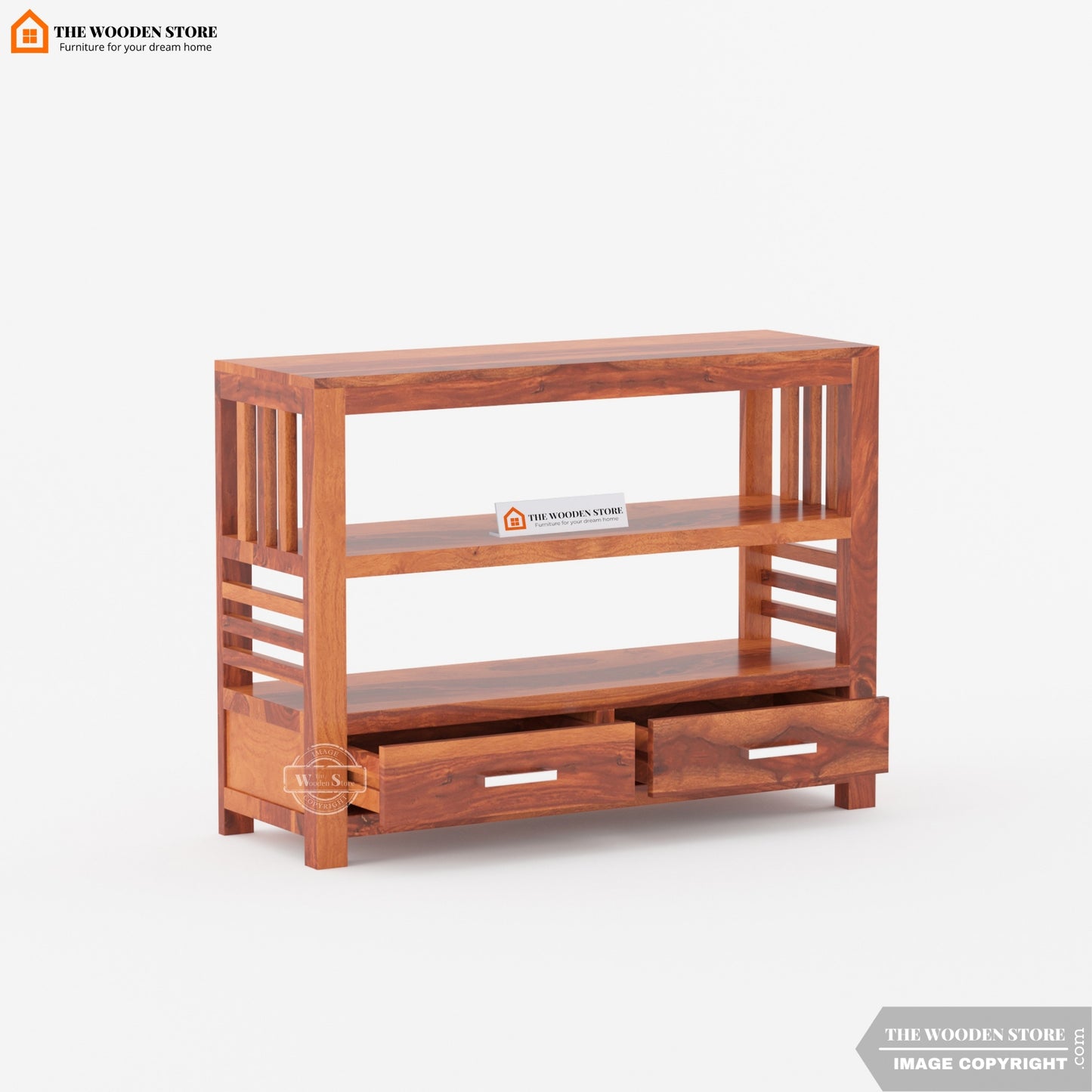 Ginger Book Shelf (Honey Finish)