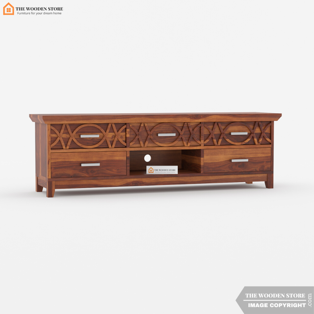 Alice Tv Unit (Honey Finish)