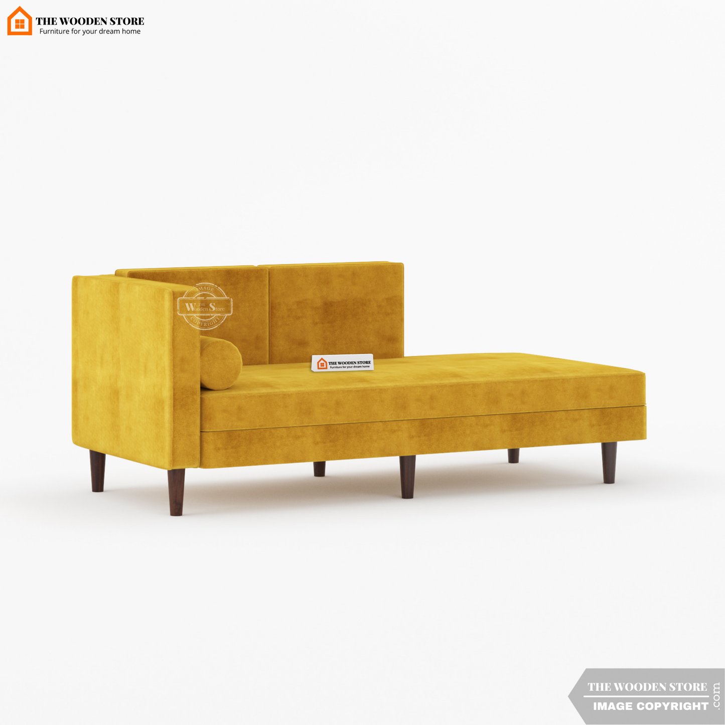 Samson Chaise Lounge (Orange Gold)