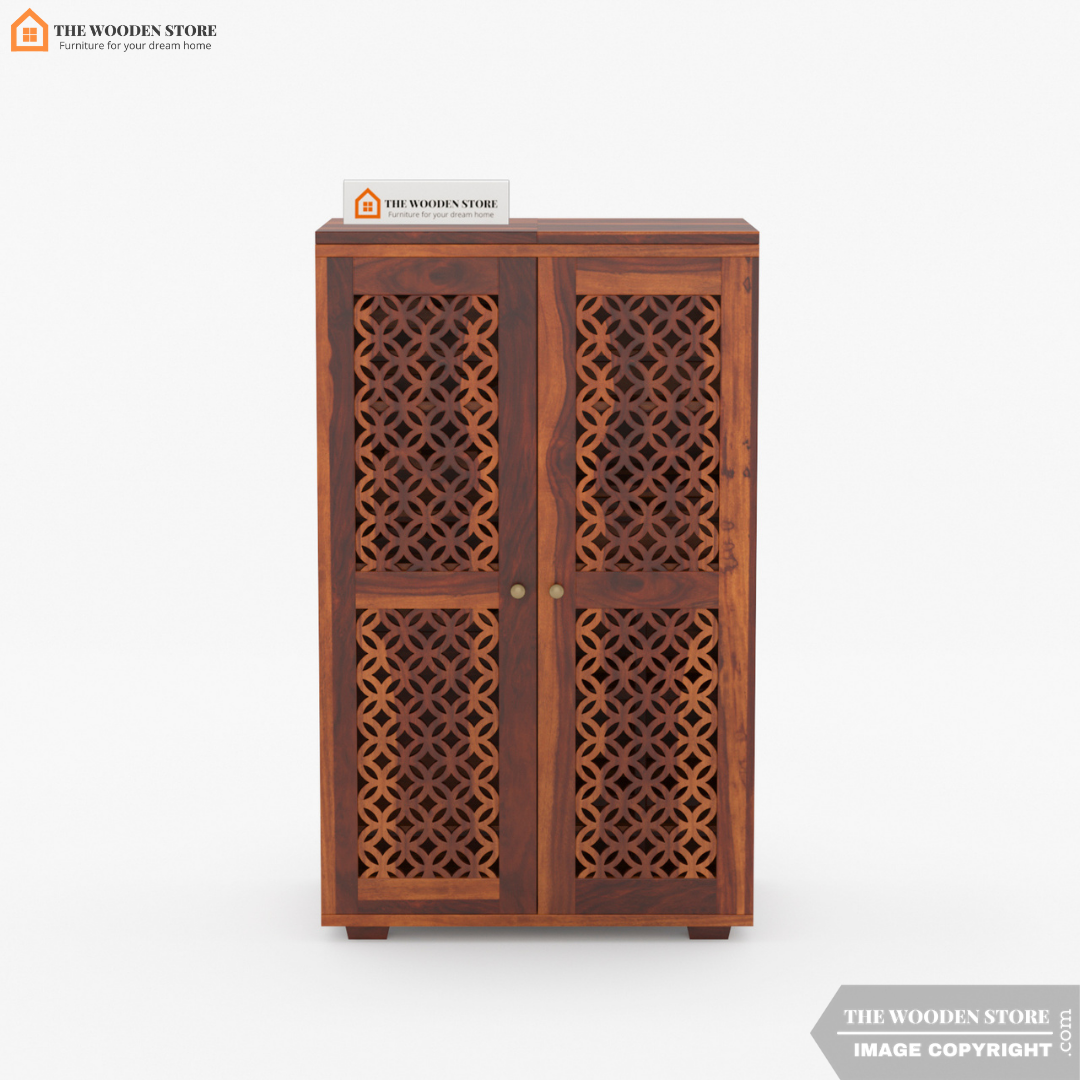 Daffy Bar Cabinet (Honey Finish)