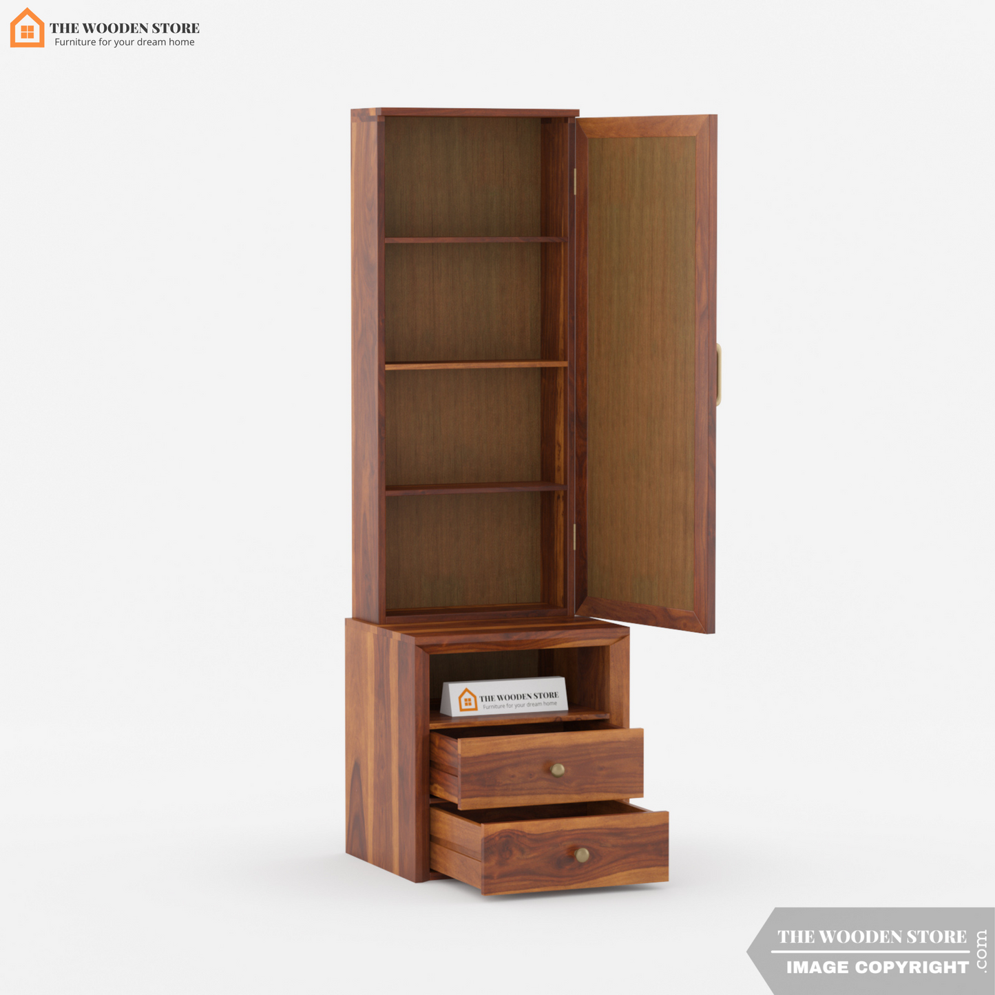 Caspian Dressing Table (Honey Finish)