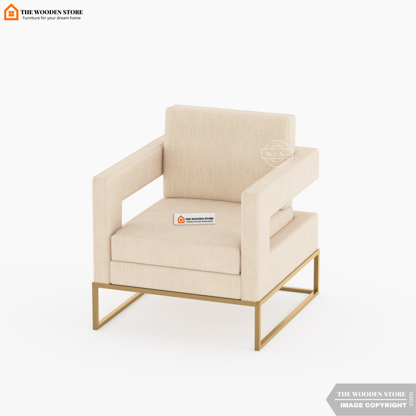 Verve Arm Chair (Soft Vanilla)