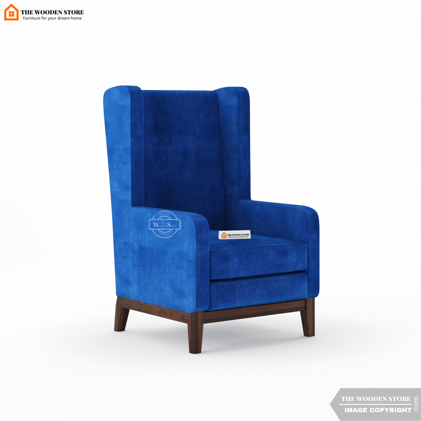 Joe Lounge Chair (Marine Blue)