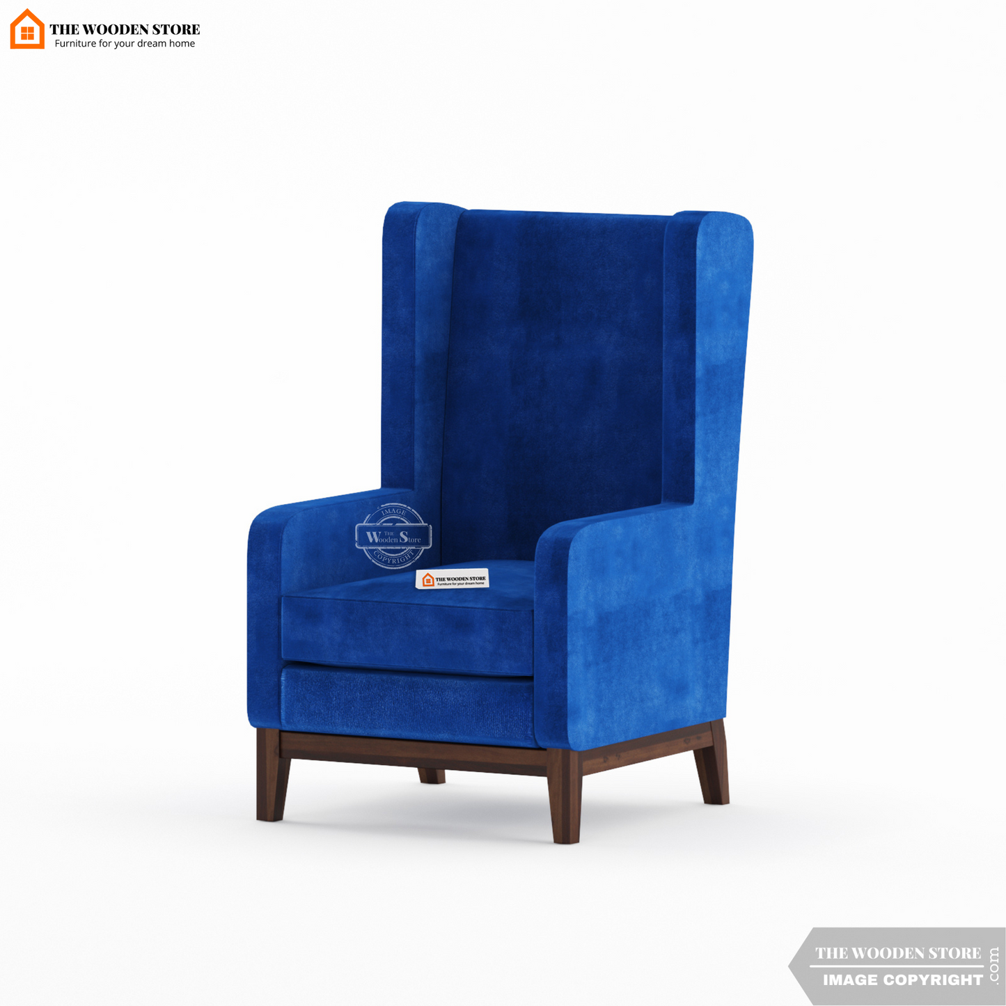 Joe Lounge Chair (Marine Blue)