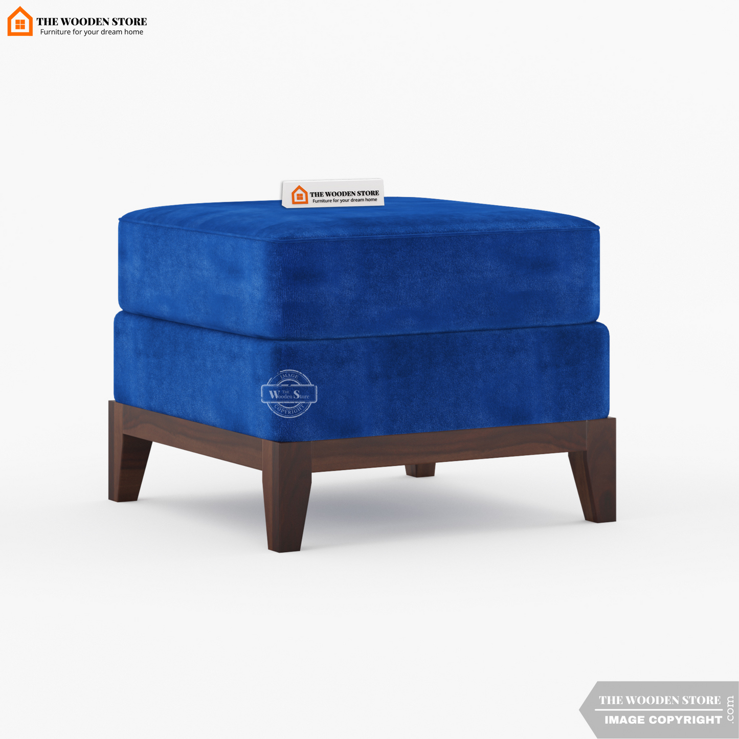Joe Ottoman (Marine Blue)