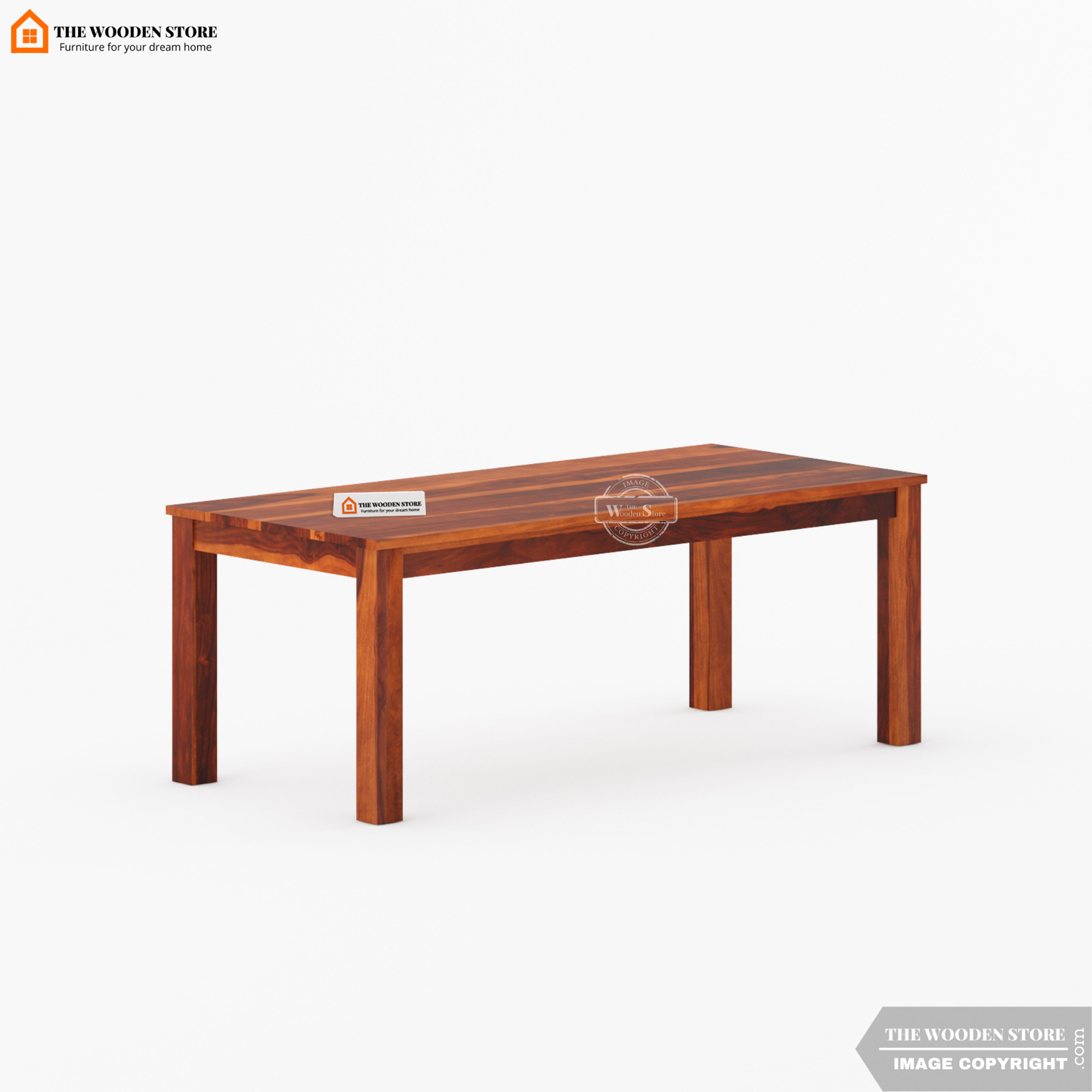Bob 8 Seater Dining Set (Honey Finish)