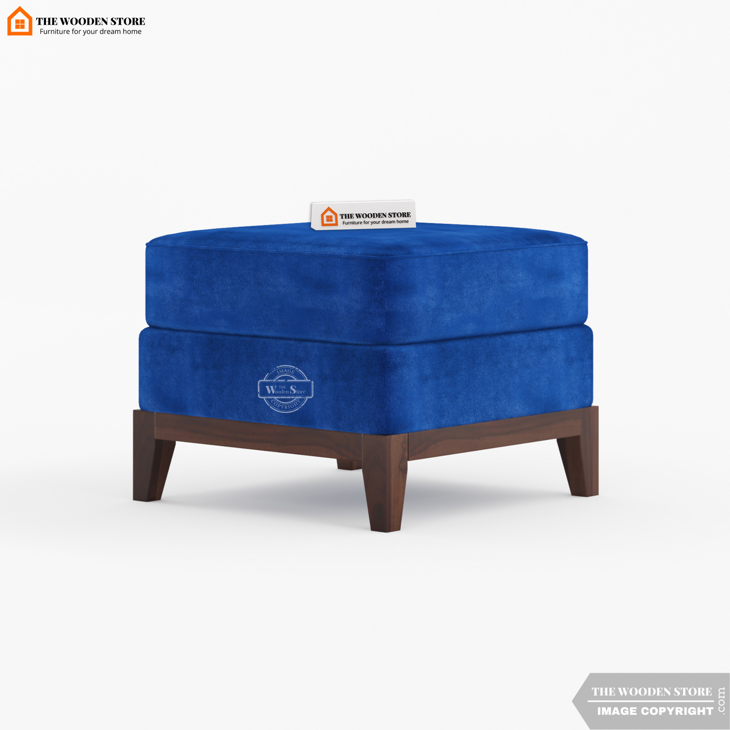 Joe Ottoman (Marine Blue)