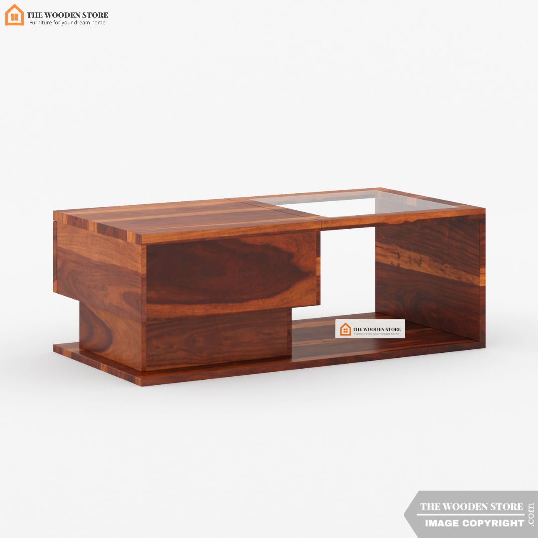 Aahana Coffee Table (Honey Finish)