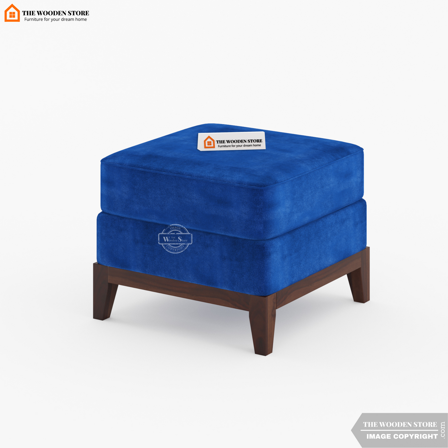 Joe Ottoman (Marine Blue)