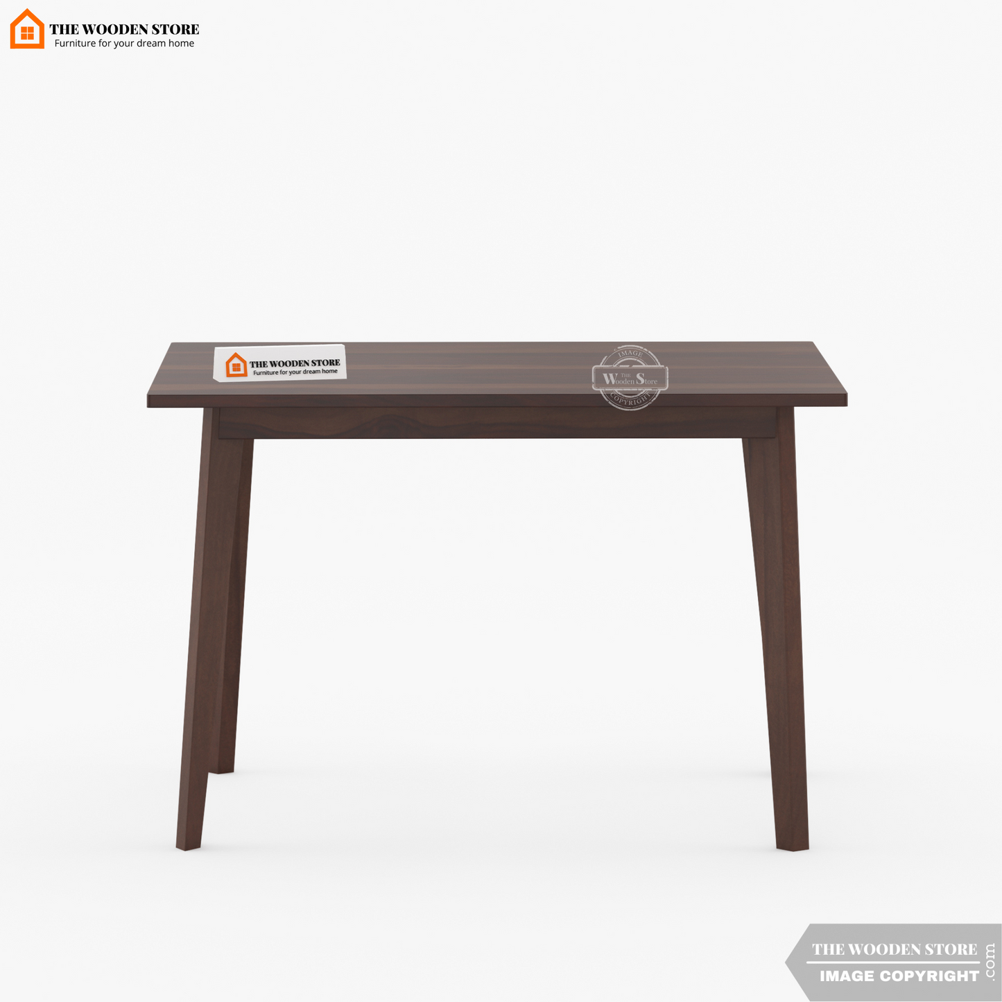 Sharon 4 Seater Dining Table Set (Walnut Finish)
