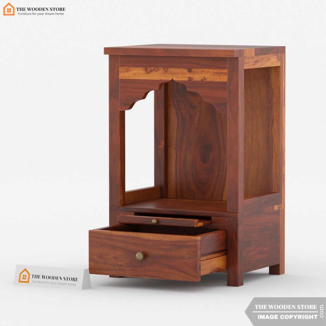 Siddhi Home Temple (Honey Finish)