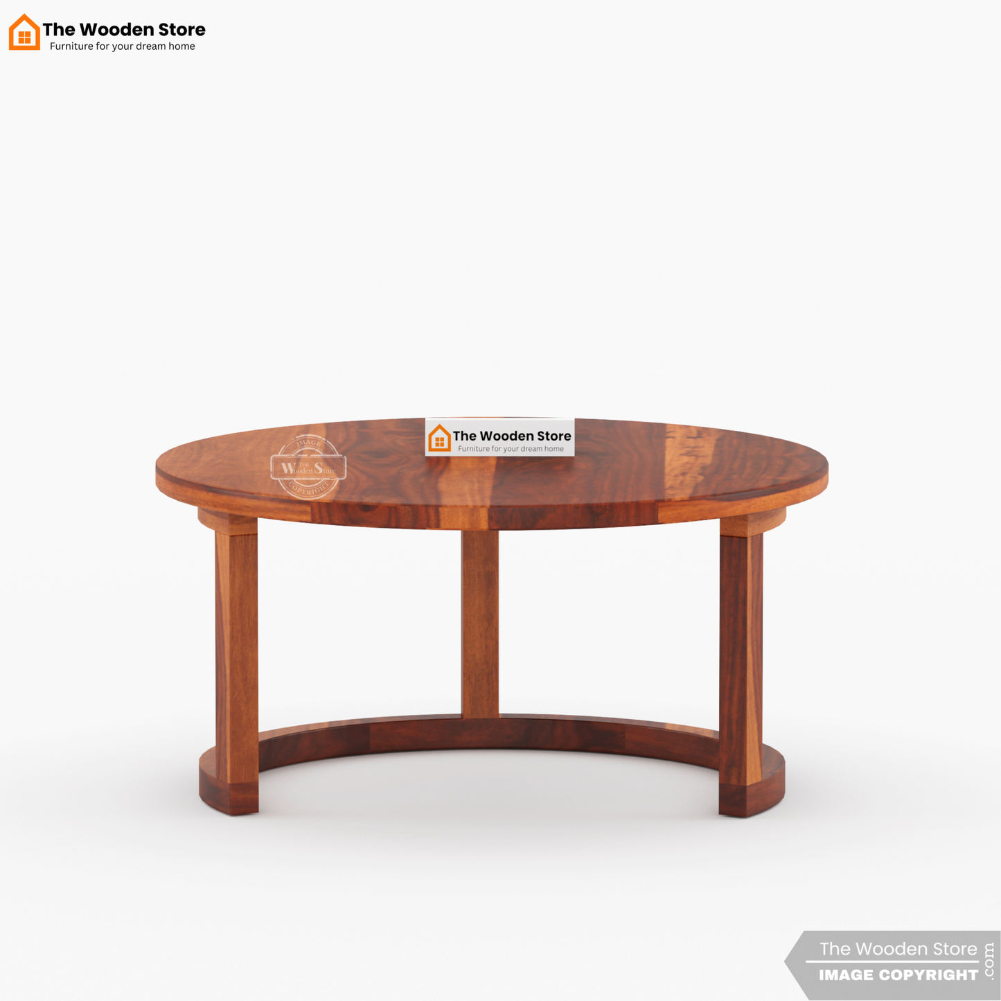 Alden Nesting Coffee Table Set of 2 (Honey Finish)
