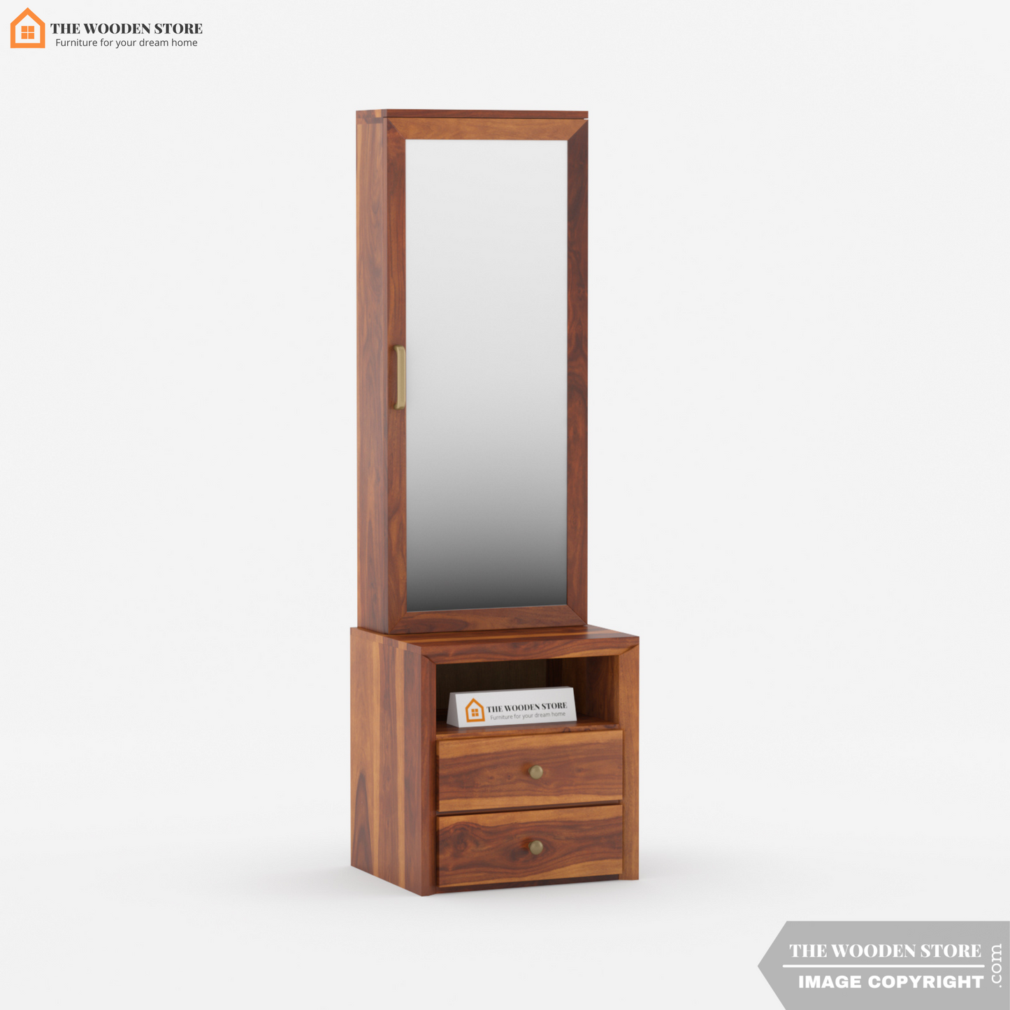 Caspian Dressing Table (Honey Finish)