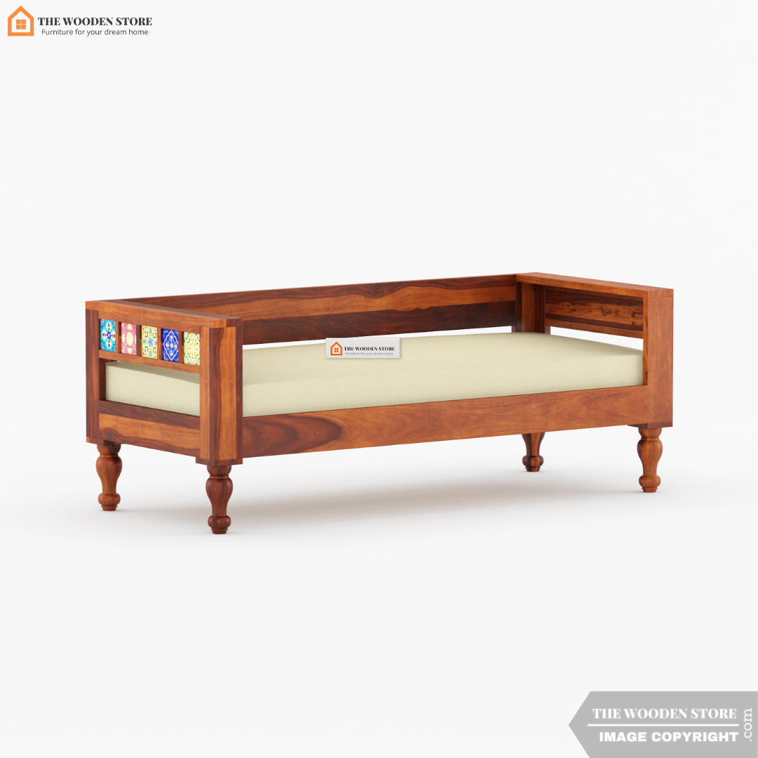 Bunny 3+1+1 Wooden Sofa Set (Honey Finish)