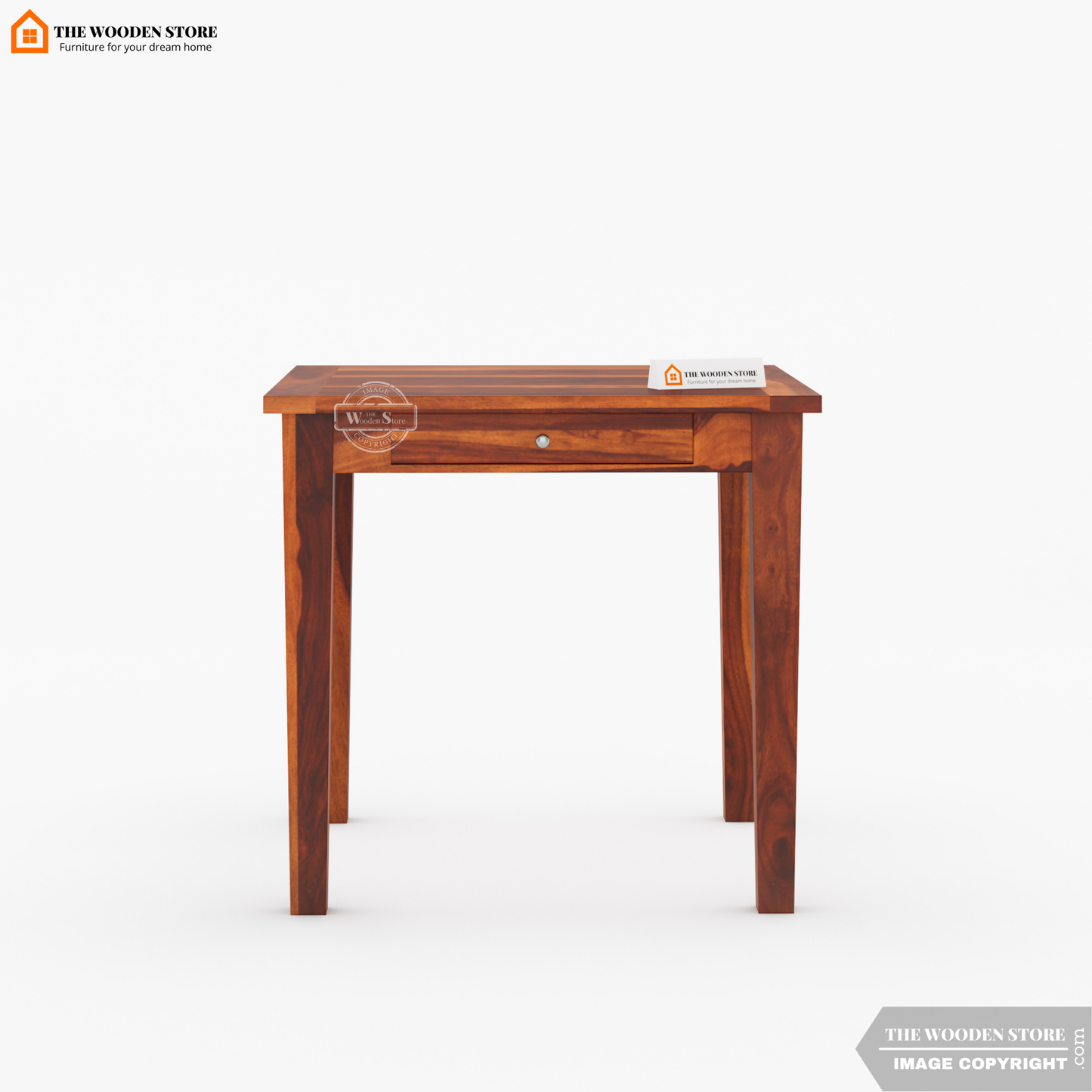 Velma 2 Seater Dining Set (Honey Finish)