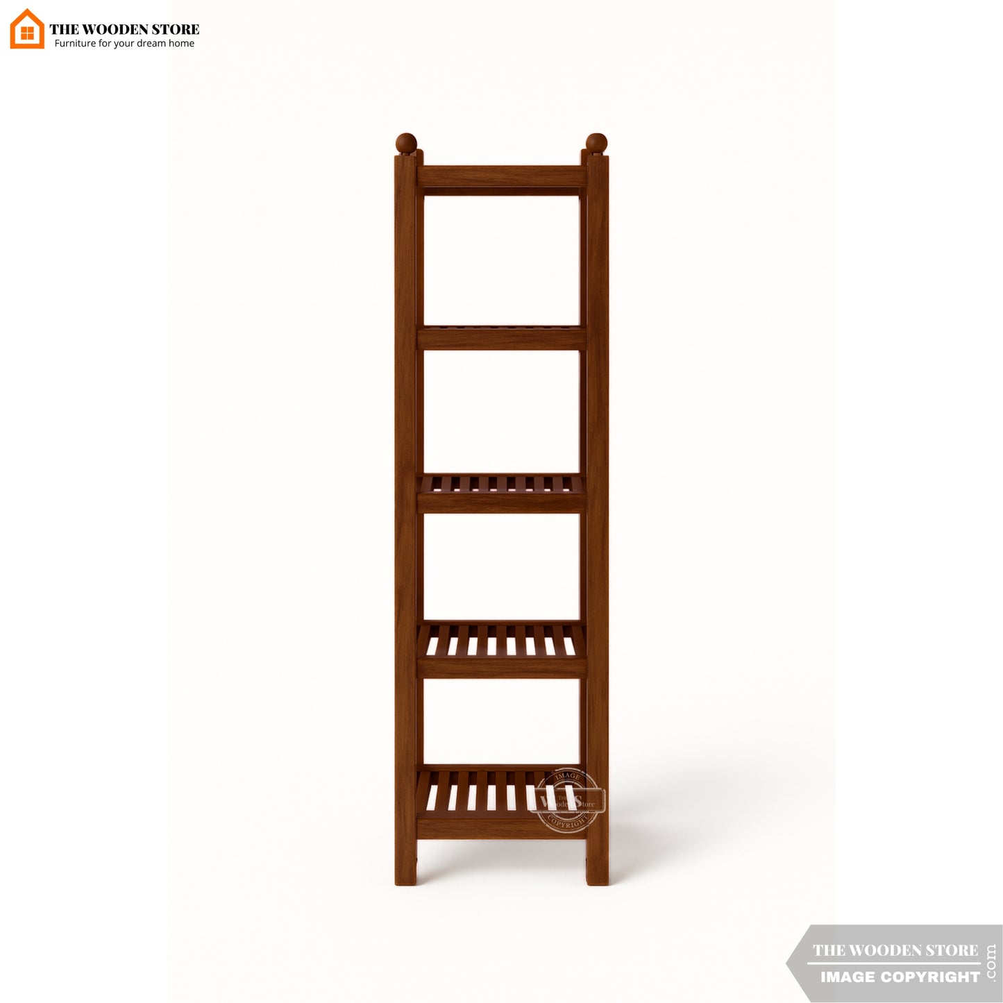 Pinnacle Bookshelf (Walnut Finish)