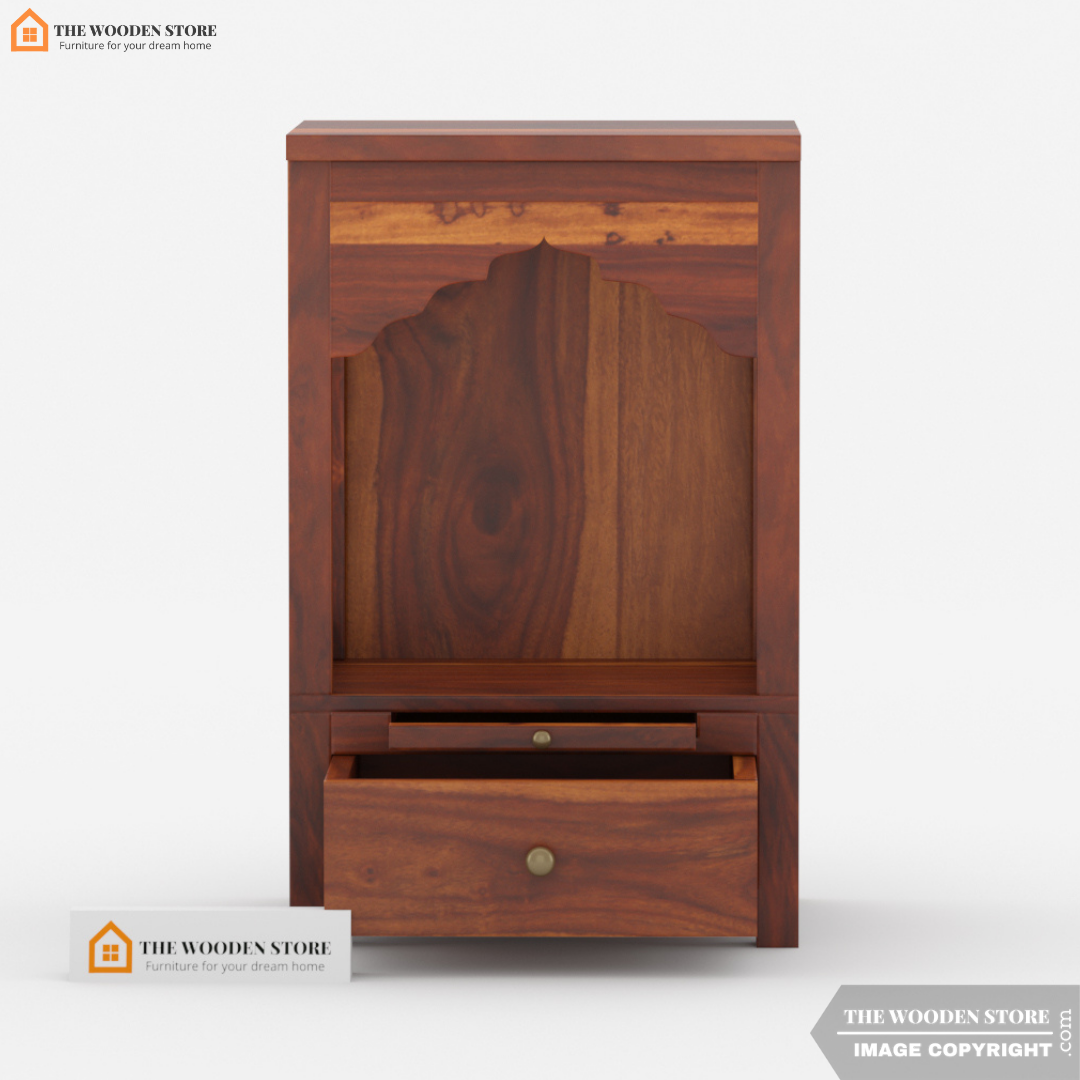 Siddhi Home Temple (Honey Finish)
