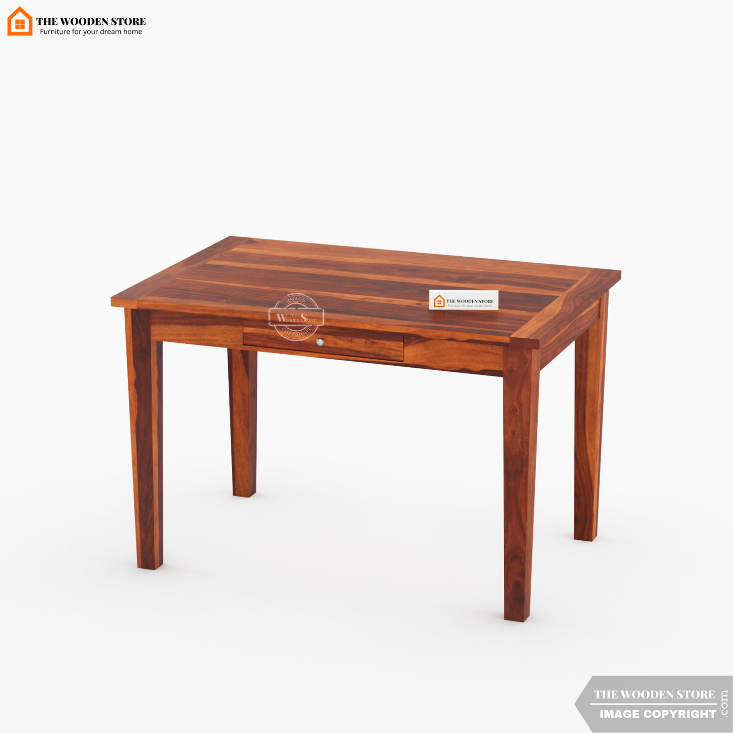 Velma 4 Seater Dining Set (Honey Finish)