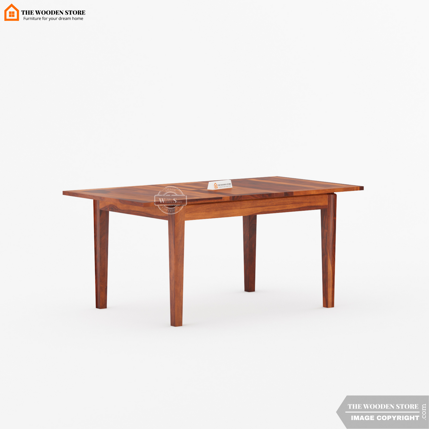 Marco Extendable 6 Seater Dining Set (Honey Finish)
