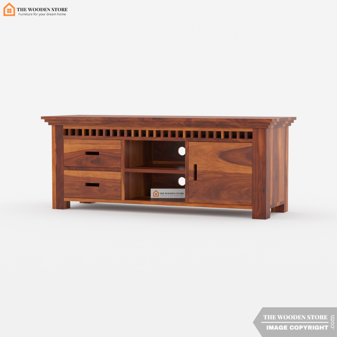 Donald Tv Unit (Honey Finish)