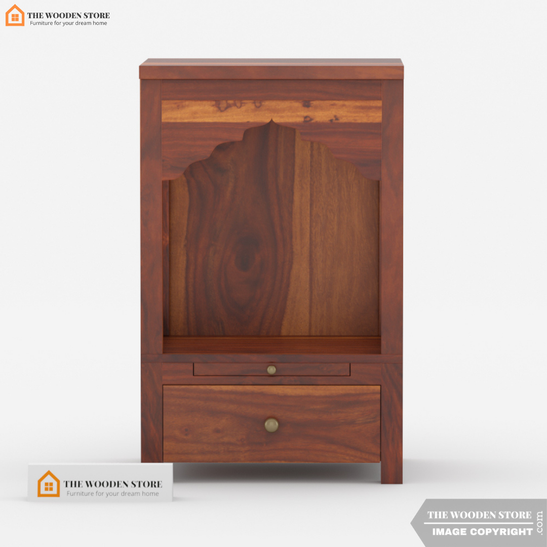Siddhi Home Temple (Honey Finish)